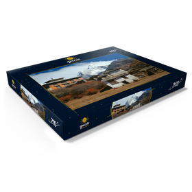 Darstellung des Puzzle Motivs Buddhistisches Kloster in Tengboche mit Blick auf den Ama Dablam, Nepal - Puzzleteile: 200