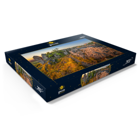 Alternative Darstellung des Puzzle-Motivs Abend auf dem Zeugenberg Ehrenbürg – Puzzleteile: 200