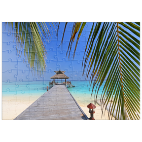 Darstellung des Puzzle Motivs Nord-Male-Atoll, Malediven - Puzzleteile: 100