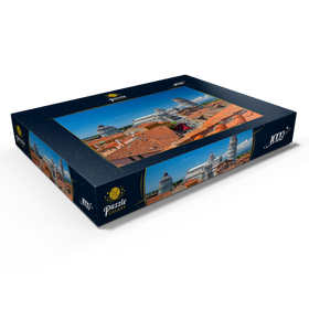 Darstellung des Puzzle Motivs Baptisterium, Dom Santa Maria Assunta und Schiefer Turm, Pisa - Puzzleteile: 1000