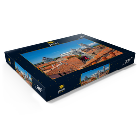Darstellung des Puzzle Motivs Baptisterium, Dom Santa Maria Assunta und Schiefer Turm, Pisa - Puzzleteile: 200