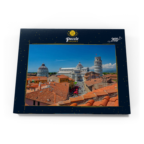 Baptisterium, Dom Santa Maria Assunta und Schiefer Turm, Pisa 200 Puzzle Schachtel Ansicht3