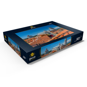 Alternative Darstellung des Puzzle-Motivs Baptisterium, Dom Santa Maria Assunta und Schiefer Turm, Pisa – Puzzleteile: 500
