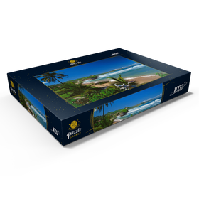Darstellung des Puzzle Motivs Ostküste bei Bathseba, Barbados, Inseln über dem Winde, Karibik - Puzzleteile: 1000