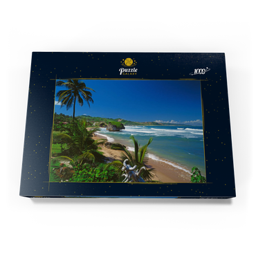Ostküste bei Bathseba, Barbados, Inseln über dem Winde, Karibik 1000 Puzzle Schachtel Ansicht3