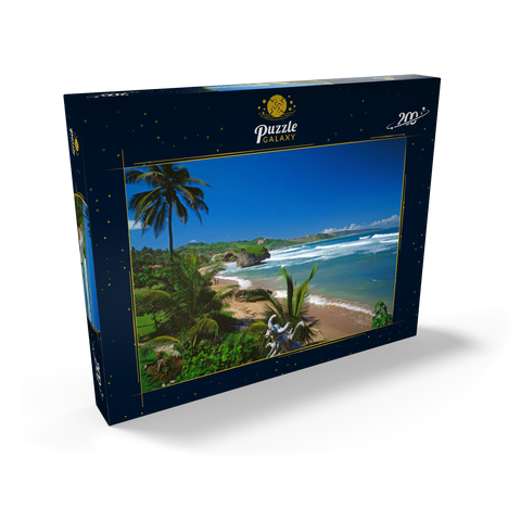 Ostküste bei Bathseba, Barbados, Inseln über dem Winde, Karibik 200 Puzzle Schachtel Ansicht2