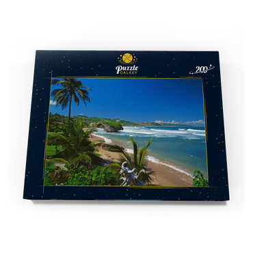 Ostküste bei Bathseba, Barbados, Inseln über dem Winde, Karibik 200 Puzzle Schachtel Ansicht3