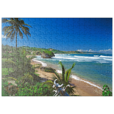 puzzleplate Ostküste bei Bathseba, Barbados, Inseln über dem Winde, Karibik 200 Puzzle