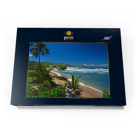 Ostküste bei Bathseba, Barbados, Inseln über dem Winde, Karibik 500 Puzzle Schachtel Ansicht3