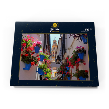 Calleja de las Flores in der Altstadt Juderia, Andalusien, Spanien 100 Puzzle Schachtel Ansicht3