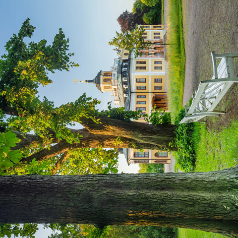 Schloss Belvedere mit dem Schlosspark 1000 Puzzle 3D Modell