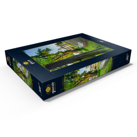 Darstellung des Puzzle Motivs Schloss Belvedere mit dem Schlosspark - Puzzleteile: 500