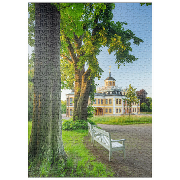 puzzleplate Schloss Belvedere mit dem Schlosspark 500 Puzzle
