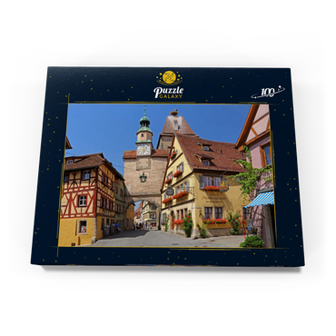 Rödergasse mit Markusturm und Röderbogen 100 Puzzle Schachtel Ansicht3