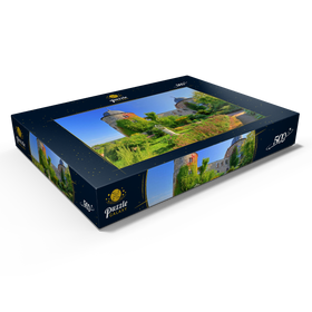 Darstellung des Puzzle Motivs Dornröschenschloss Sababurg, Hofgeismar, Hessen, Deutschland - Puzzleteile: 500