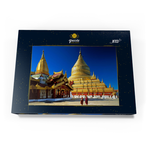 Shwezigon Pagode in Bagan, Mandalay, Myanmar (Burma) 1000 Puzzle Schachtel Ansicht3