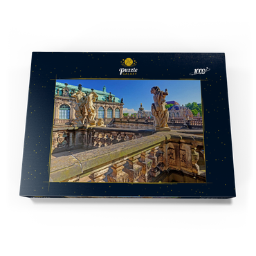 Skulpturen über dem Nymphenbad im Dresdner Zwinger 1000 Puzzle Schachtel Ansicht3