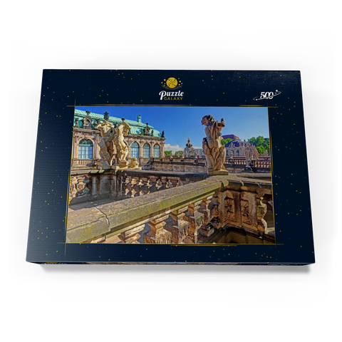 Skulpturen über dem Nymphenbad im Dresdner Zwinger 500 Puzzle Schachtel Ansicht3