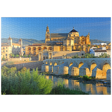 puzzleplate Blick zur Kathedrale Mezquita de Cordoba im Morgenlicht, Cordoba, Andalusien, Spanien 1000 Puzzle