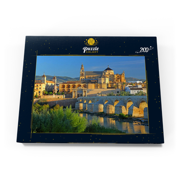 Blick zur Kathedrale Mezquita de Cordoba im Morgenlicht, Cordoba, Andalusien, Spanien 200 Puzzle Schachtel Ansicht3