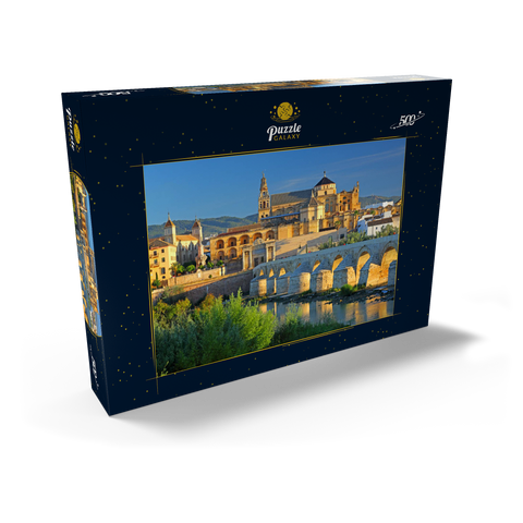 Blick zur Kathedrale Mezquita de Cordoba im Morgenlicht, Cordoba, Andalusien, Spanien 500 Puzzle Schachtel Ansicht2