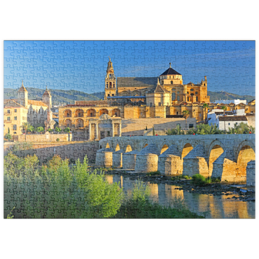 puzzleplate Blick zur Kathedrale Mezquita de Cordoba im Morgenlicht, Cordoba, Andalusien, Spanien 500 Puzzle