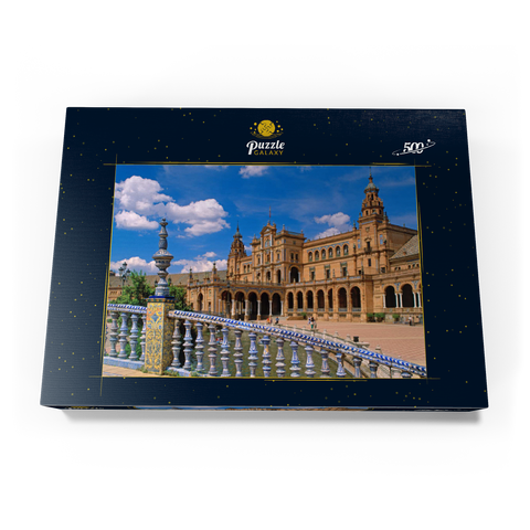 Palacio Central an der Plaza de Espana, Sevilla, Andalusien, Spanien 500 Puzzle Schachtel Ansicht3