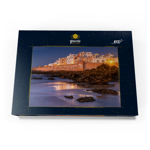 Essaouira, Blick zur Altstadt an der Atlantikküste im Abendlicht 1000 Puzzle Schachtel Ansicht3