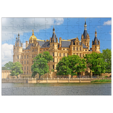 puzzleplate Schweriner Schloss 100 Puzzle