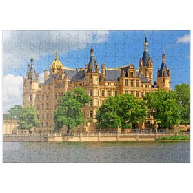 Darstellung des Puzzle-Motivs Schweriner Schloss – Puzzleteile: 200