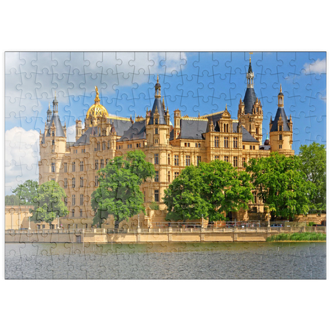 puzzleplate Schweriner Schloss 200 Puzzle