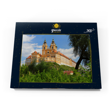 Stiftskirche im Benediktinerstift Melk, Österreich 200 Puzzle Schachtel Ansicht3