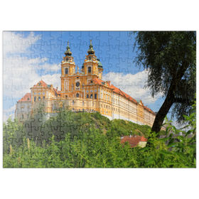 Darstellung des Puzzle-Motivs Stiftskirche im Benediktinerstift Melk, Österreich – Puzzleteile: 200