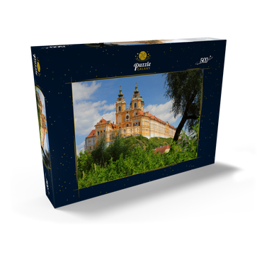 Stiftskirche im Benediktinerstift Melk, Österreich 500 Puzzle Schachtel Ansicht2