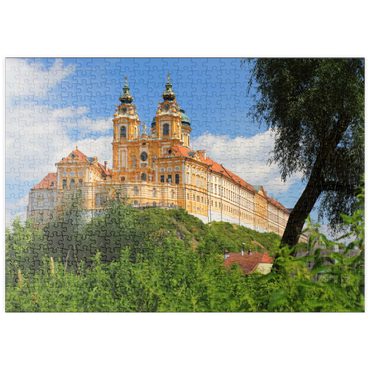 puzzleplate Stiftskirche im Benediktinerstift Melk, Österreich 500 Puzzle