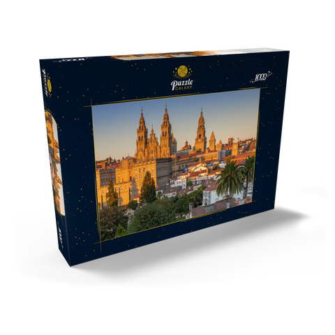 Kathedrale von Santiago de Compostela am Abend 1000 Puzzle Schachtel Ansicht2