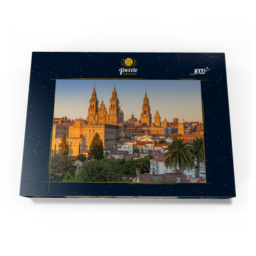 Kathedrale von Santiago de Compostela am Abend 1000 Puzzle Schachtel Ansicht3
