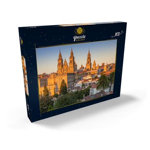 Kathedrale von Santiago de Compostela am Abend 100 Puzzle Schachtel Ansicht2
