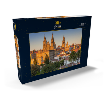 Kathedrale von Santiago de Compostela am Abend 500 Puzzle Schachtel Ansicht2