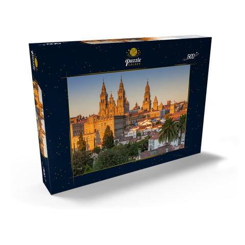Kathedrale von Santiago de Compostela am Abend 500 Puzzle Schachtel Ansicht2