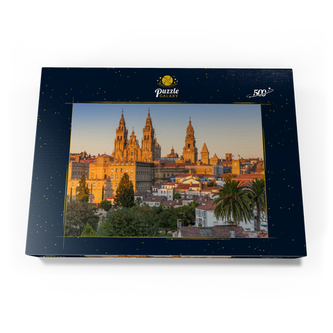 Kathedrale von Santiago de Compostela am Abend 500 Puzzle Schachtel Ansicht3