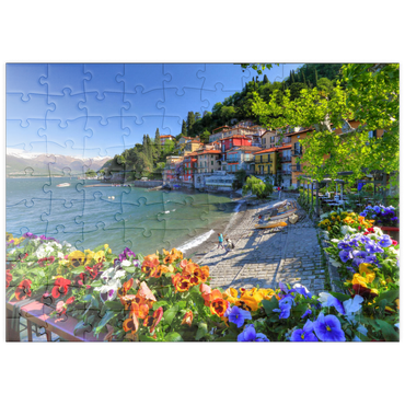 puzzleplate Varenna am Comer See, Lombardei, Italien 100 Puzzle