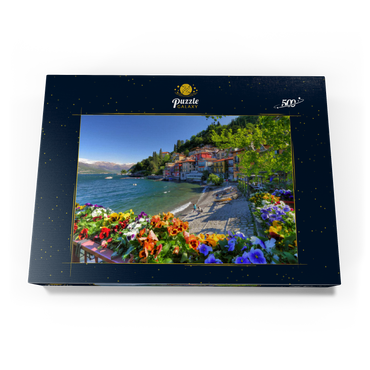 Varenna am Comer See, Lombardei, Italien 500 Puzzle Schachtel Ansicht3