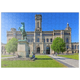 Darstellung des Puzzle Motivs Gottfried Wilhelm Leibniz Universität im Welfenschloss - Puzzleteile: 200