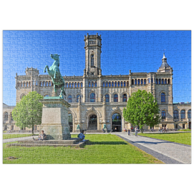 Darstellung des Puzzle Motivs Gottfried Wilhelm Leibniz Universität im Welfenschloss - Puzzleteile: 500