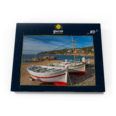 Placa Port-Bo, Calella de Palafrugell, Spanien 100 Puzzle Schachtel Ansicht3