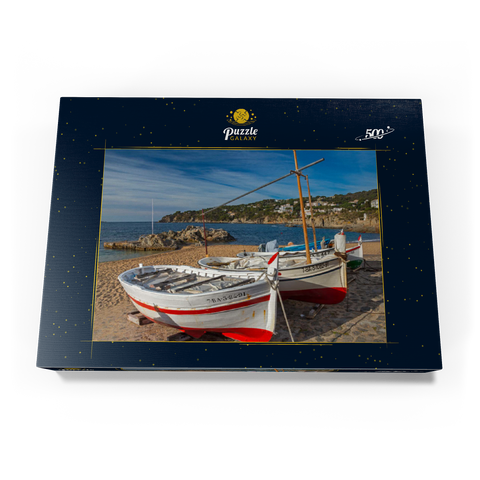Placa Port-Bo, Calella de Palafrugell, Spanien 500 Puzzle Schachtel Ansicht3
