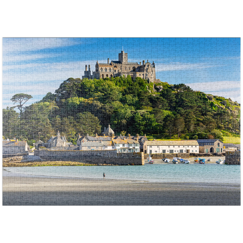 puzzleplate St Michael's Mount, Marazion bei Penzance, Penwith Peninsula, Cornwall 1000 Puzzle