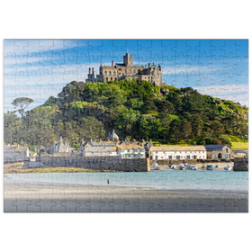 Darstellung des Puzzle Motivs St Michael's Mount, Marazion bei Penzance, Penwith Peninsula, Cornwall - Puzzleteile: 200