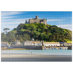 Darstellung des Puzzle Motivs St Michael's Mount, Marazion bei Penzance, Penwith Peninsula, Cornwall - Puzzleteile: 500